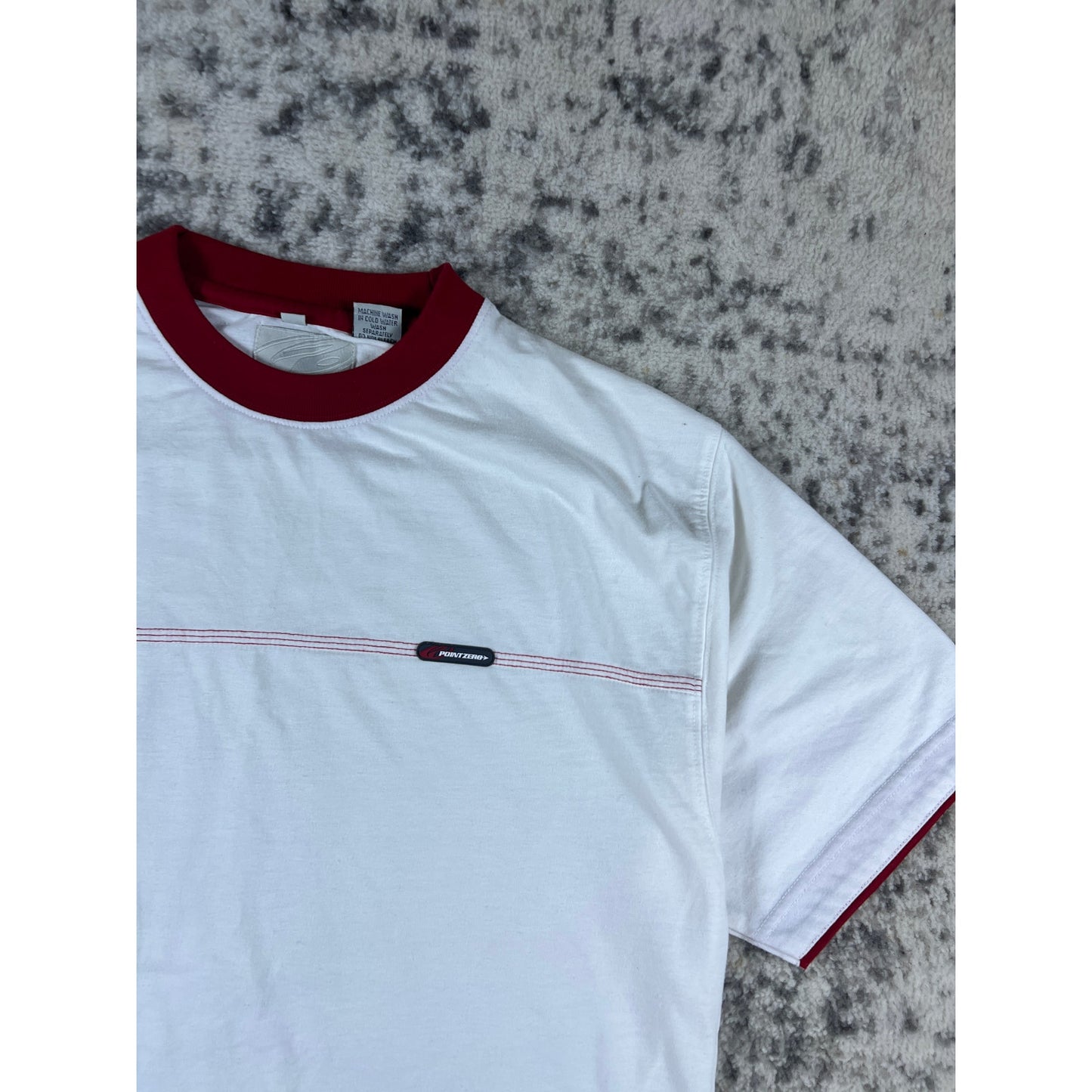 Vintage Point Zero Stripped T-Shirt - M