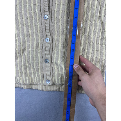 Vintage Lizsport Cropped Cardigan - M