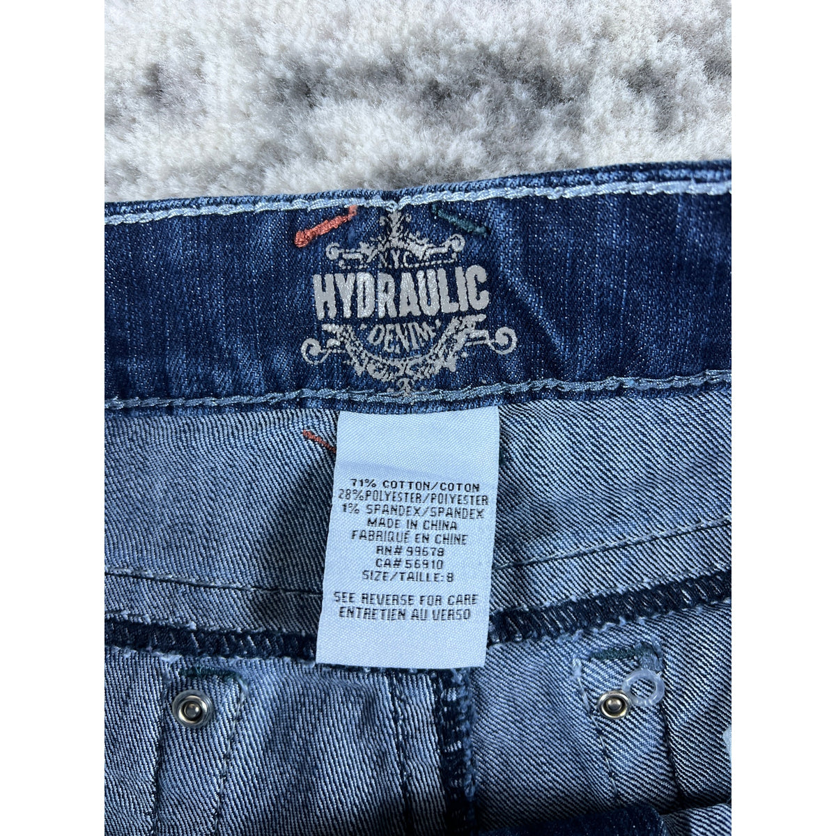 Y2k Hydraulic Bootcut Low Rise Jeans - 8