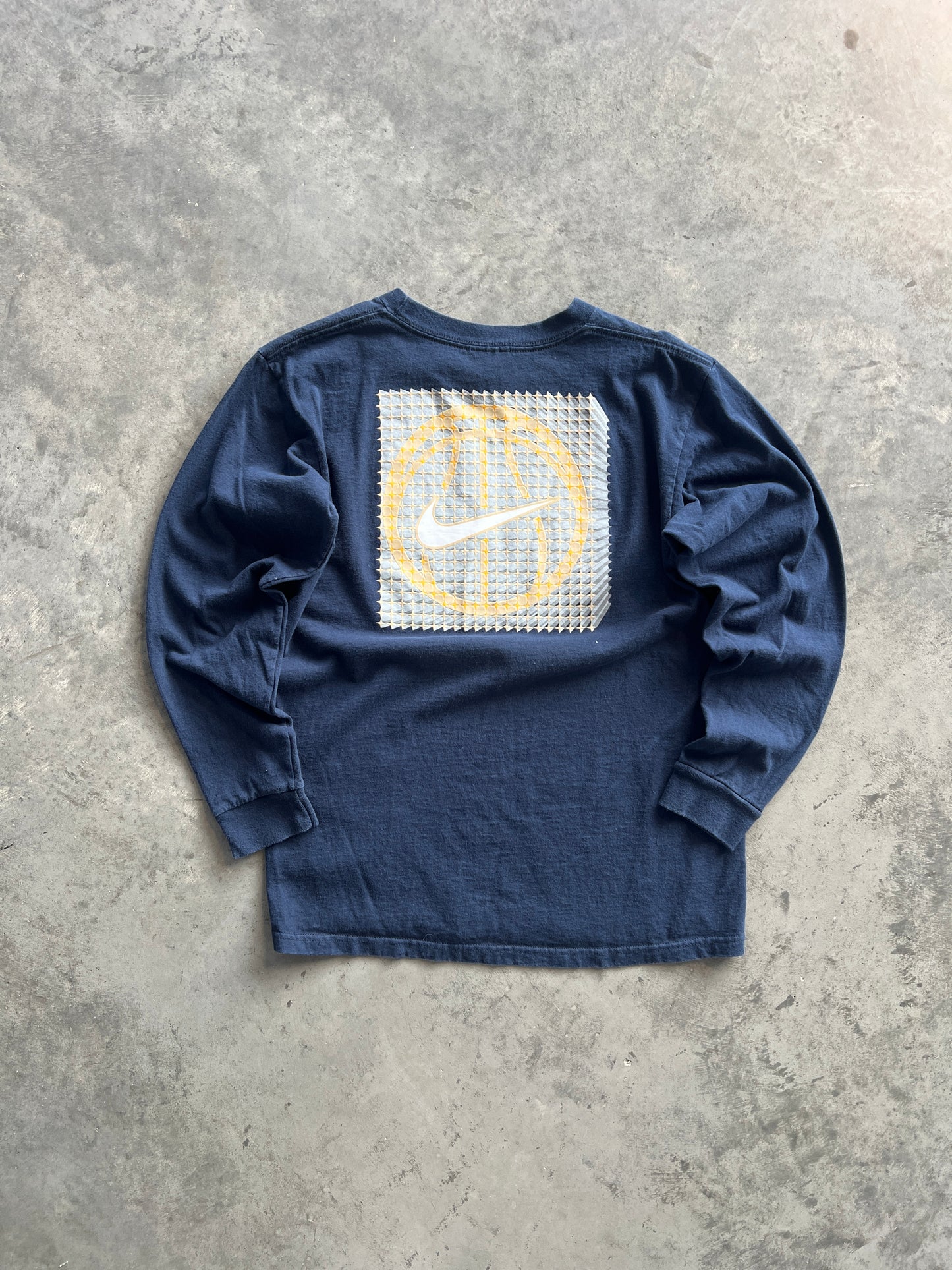Vintage Navy Blue Nike Hoops Shirt - XS