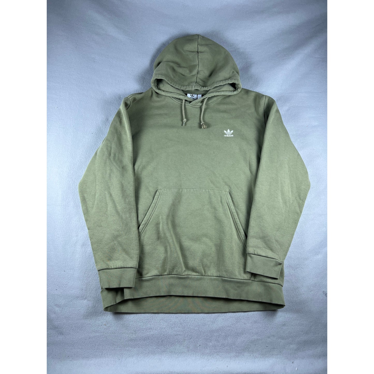 Adidas Military Green Essentials Hoodie - XL