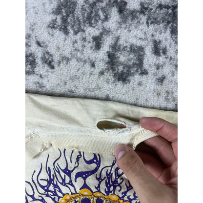 Vintage Mushroom Tree Graphic T-Shirt Mens XL Psychedelic Nature Art Tee