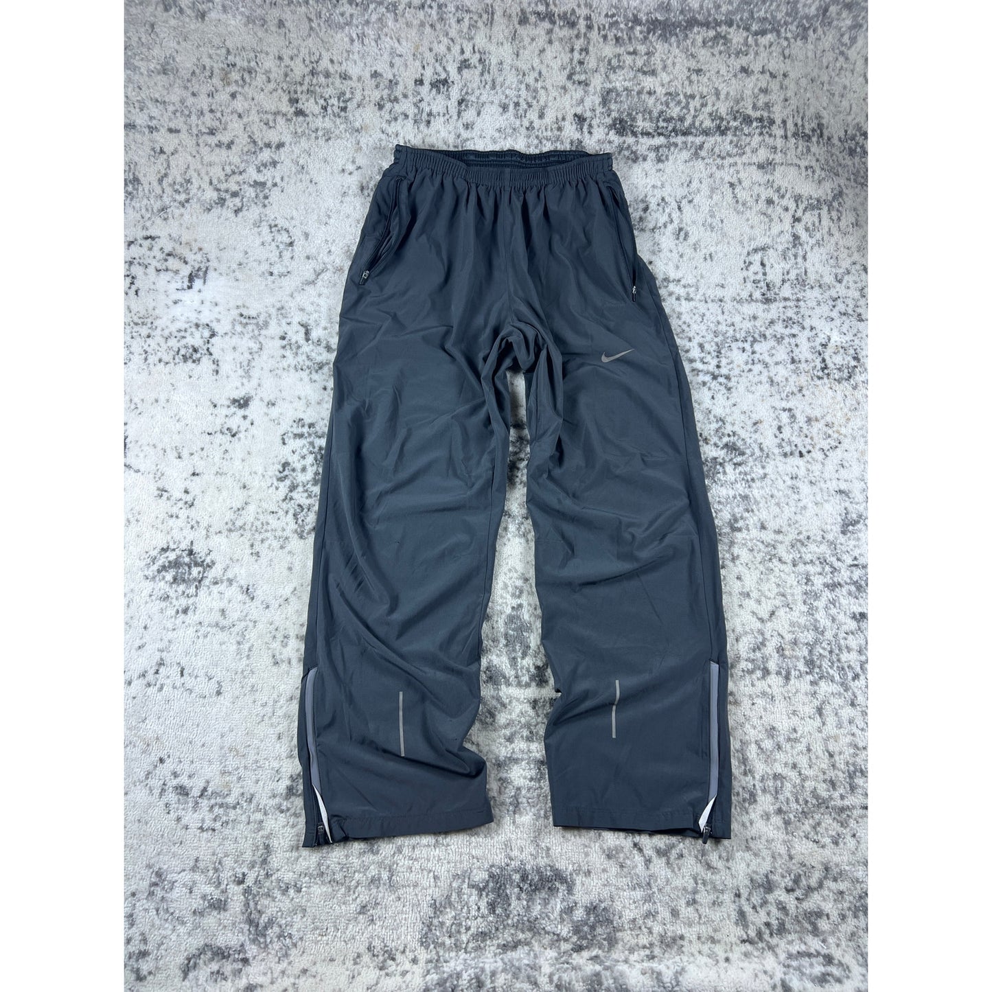 Nike Track Pants Mens L Dri-Fit Relaxed Athleisure Zip Hem Performance Workout