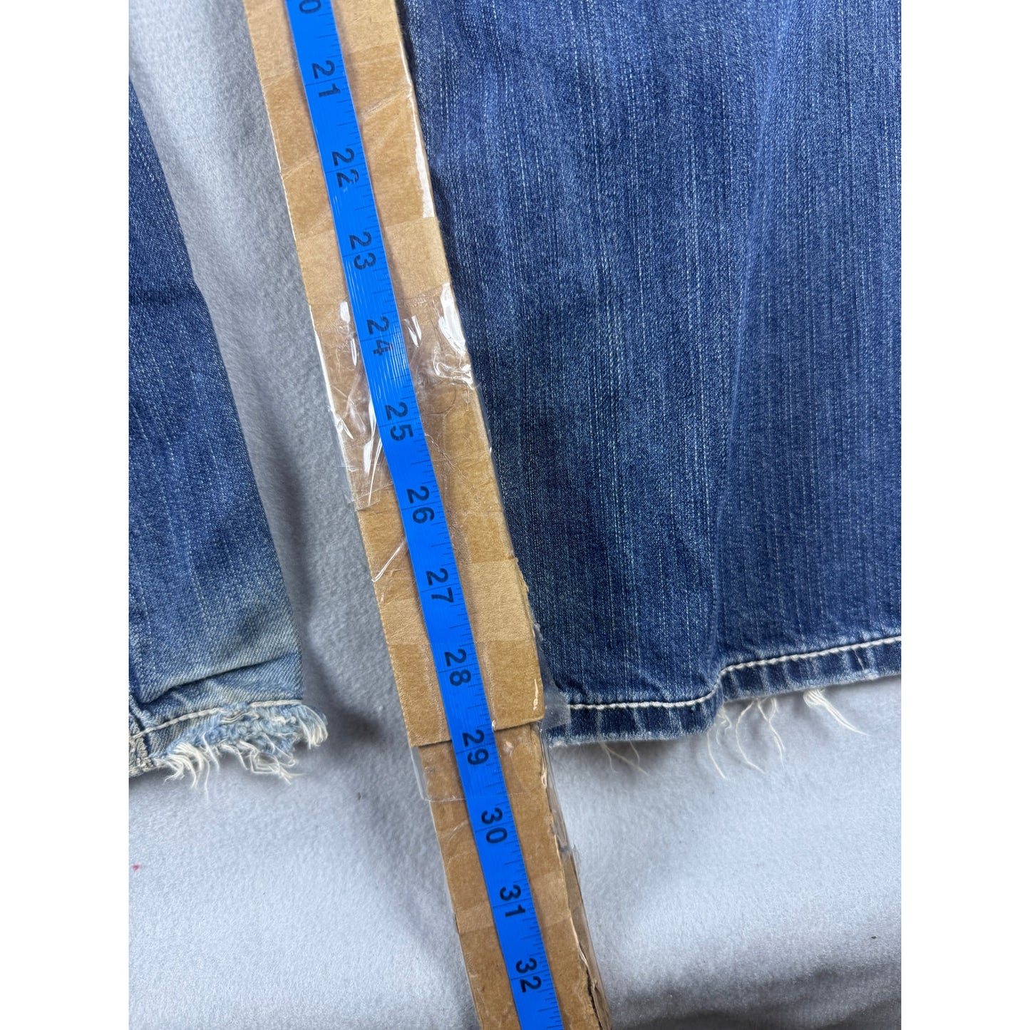 BKE Tyler Straight Thick Stitch Jeans - 33R