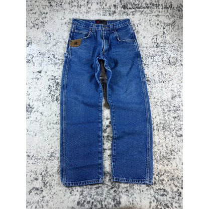 Vintage Denim Blue Wrangler Riggs Carpenter Pants - 30