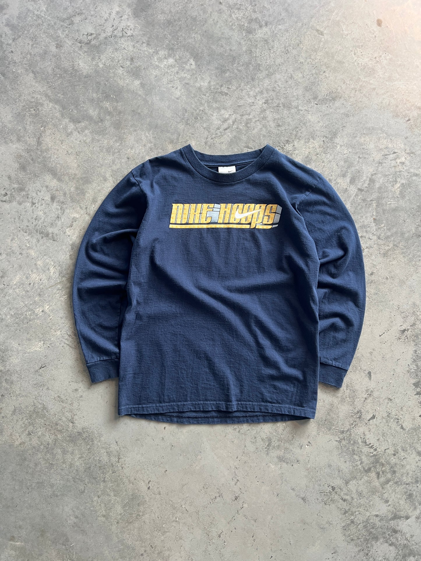 Vintage Navy Blue Nike Hoops Shirt - XS