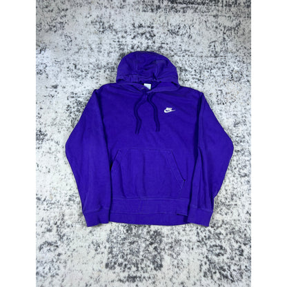Vintage Purple Nike Spellout Hoodie - M