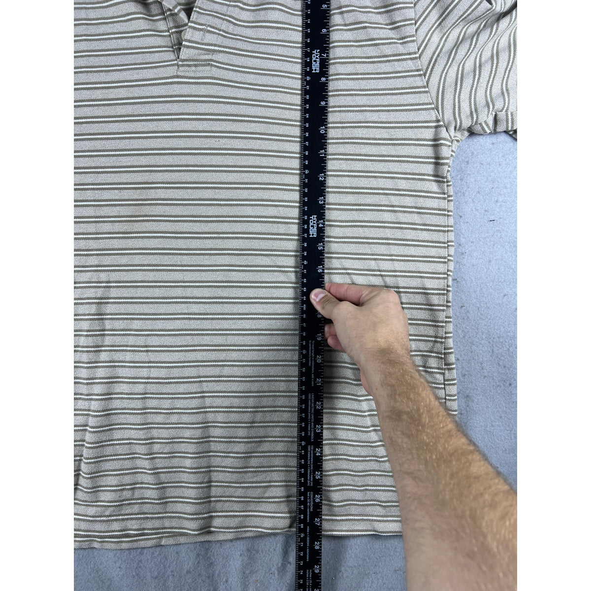 Knightsbridge Striped Polo Shirt - XL