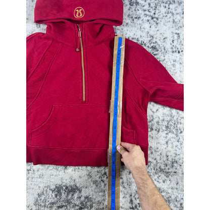 Lululemon Red Scuba Oversized Hoodie - XS/S