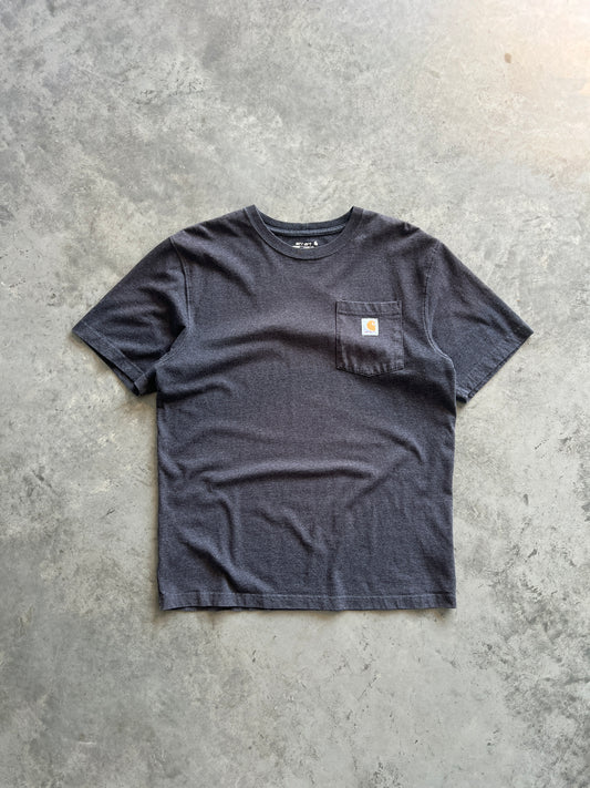 Vintage Dark Grey Carhartt Pocket Shirt - S