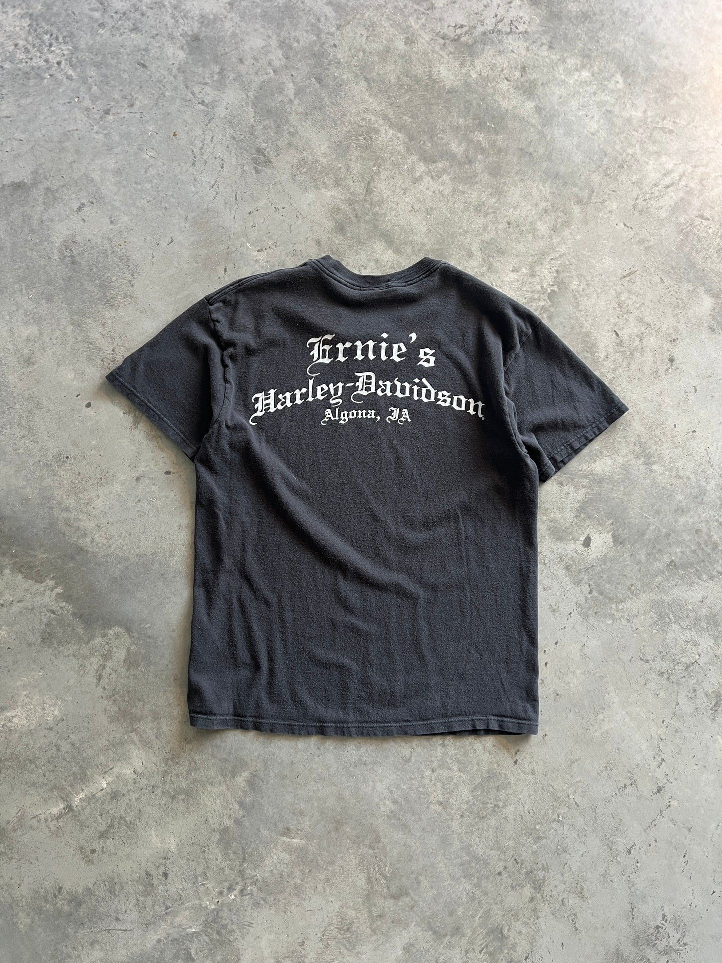 Vintage Black Harley Davidson Shirt - L
