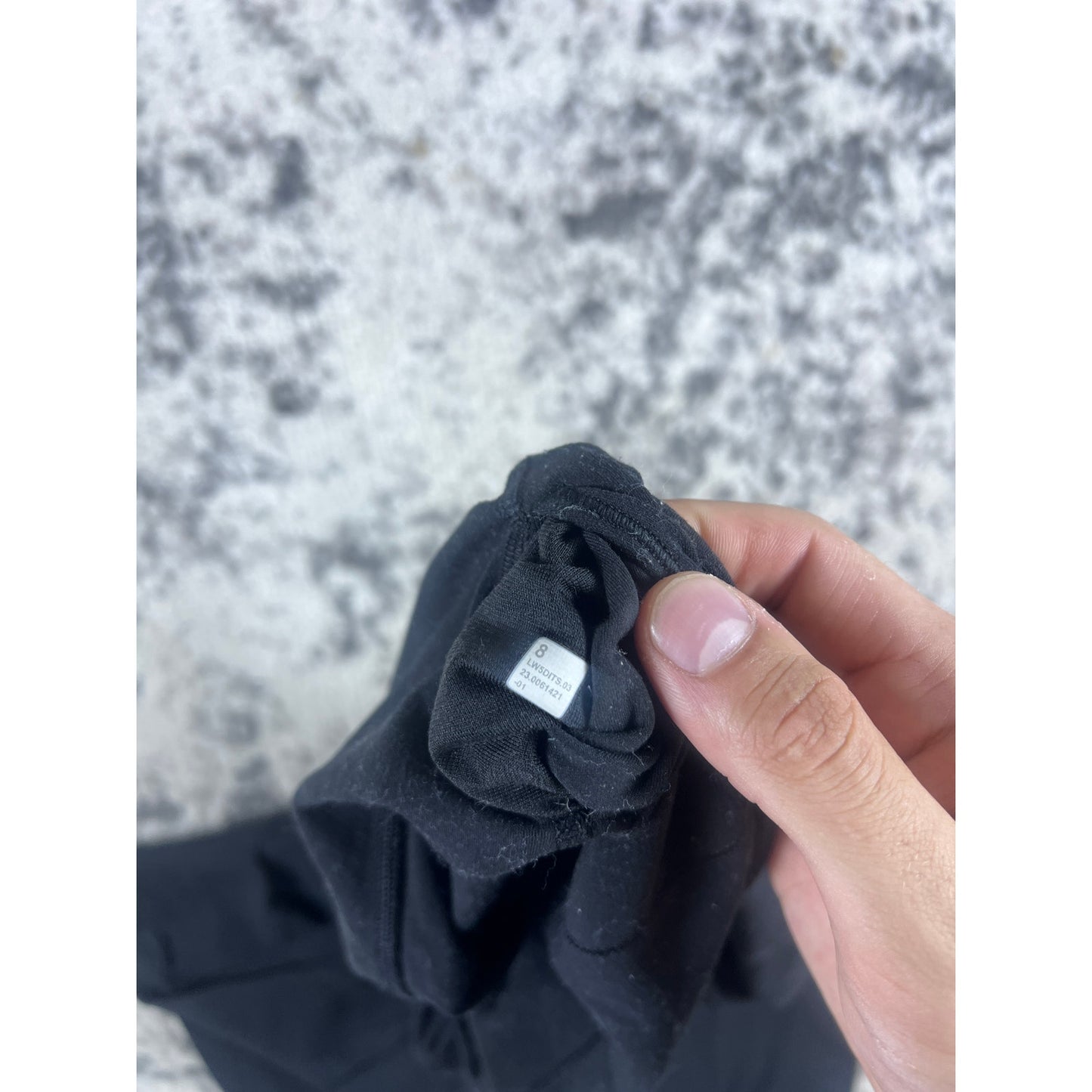 Black Lululemon High Rise Ankle Leggings - 8