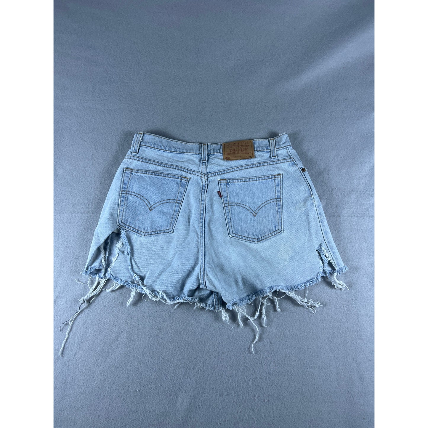Vintage 90s Levi's 551 Denim Cut Off Shorts - 16