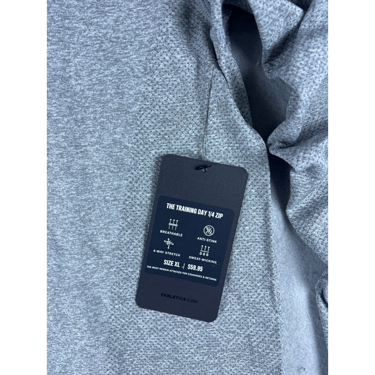 Fabletics Training Day 1/4 Zip Top - XL