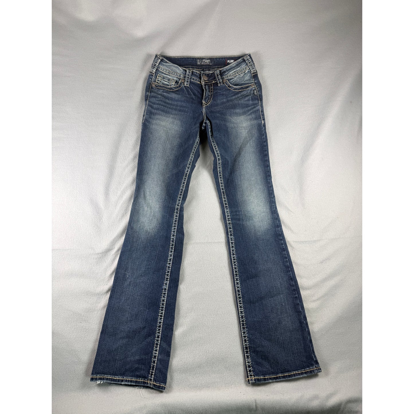 Silver Suki Mid Slim Bootcut Jeans Womens - 28x33