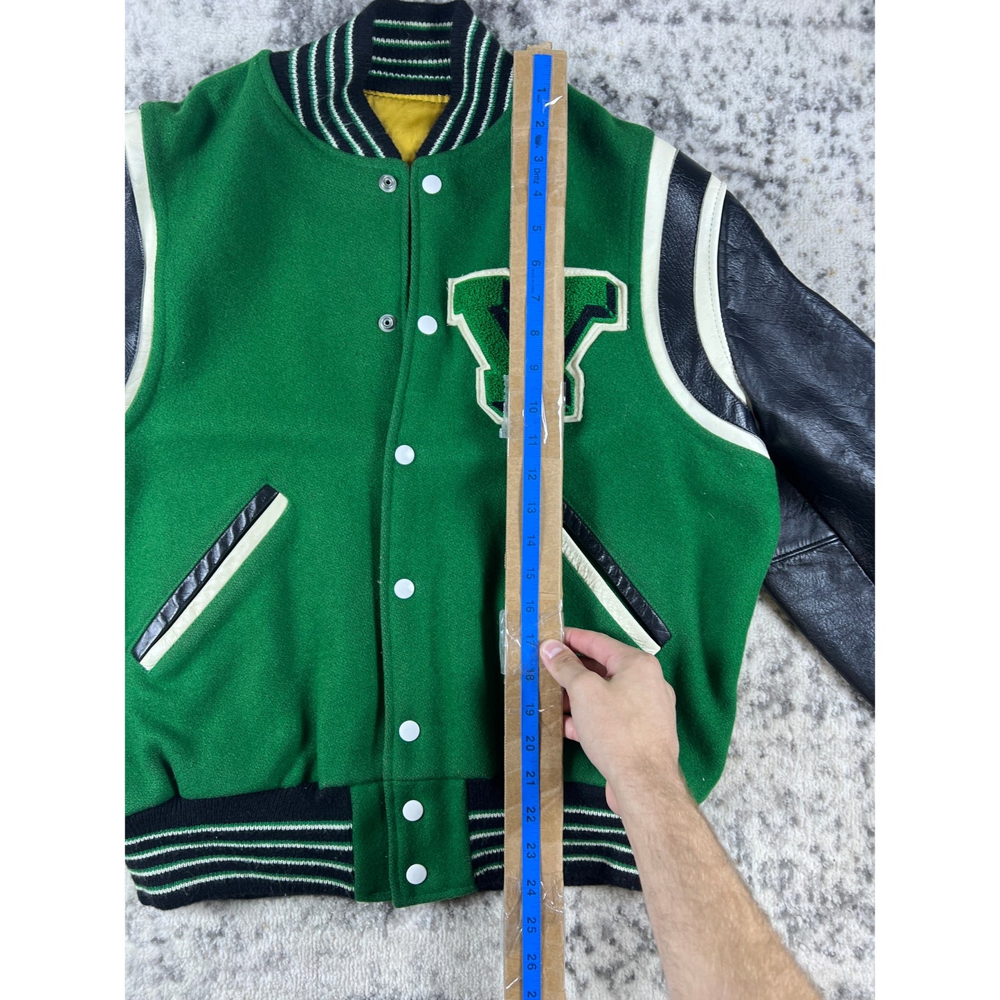 Vintage 70s Varsity Letterman Jacket - L