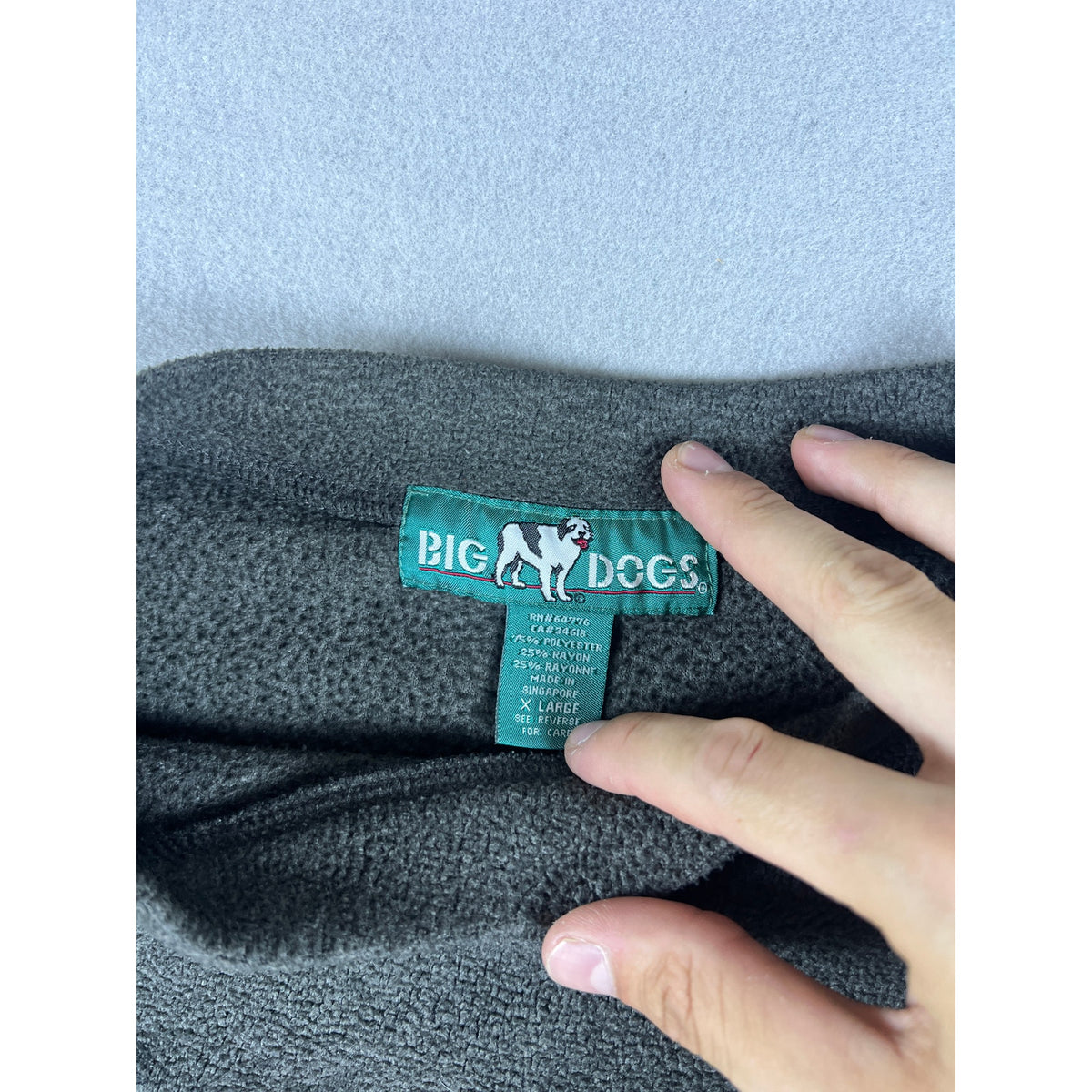 Vintage Big Dogs Fleece Sweatshirt - XL
