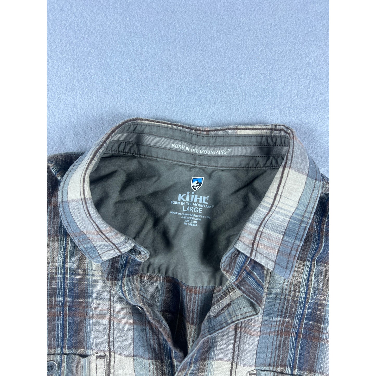 Kuhl Plaid Shirt Mens - L