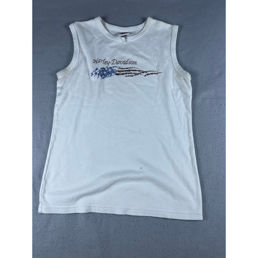 Vintage Harley-Davidson Rhinestone Tank Top - XL