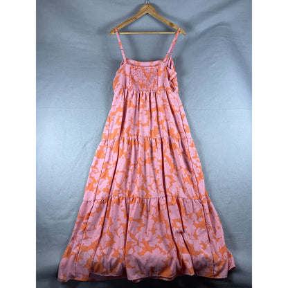 Social Standard by Sanctuary Smocked Midi Dress - L