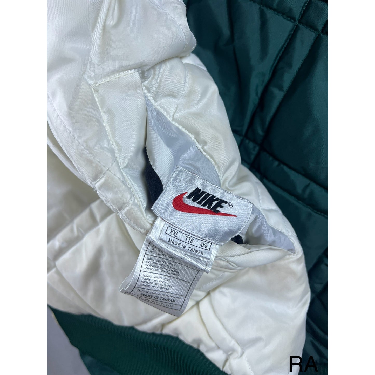 Vintage Nike Swoosh Reversible Puffer Jacket - XXL