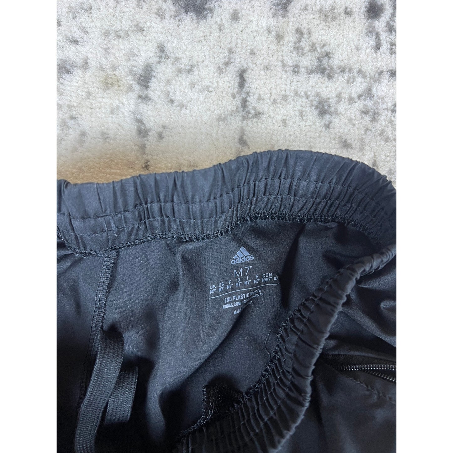 Y2k Black Adidas Track Shorts - M