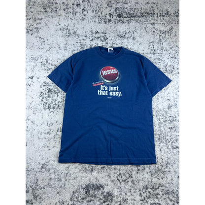 Vintage Its Just That Easy Jesus T-shirt - L