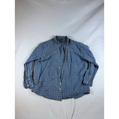 Faded Glory Plaid Shirt - L