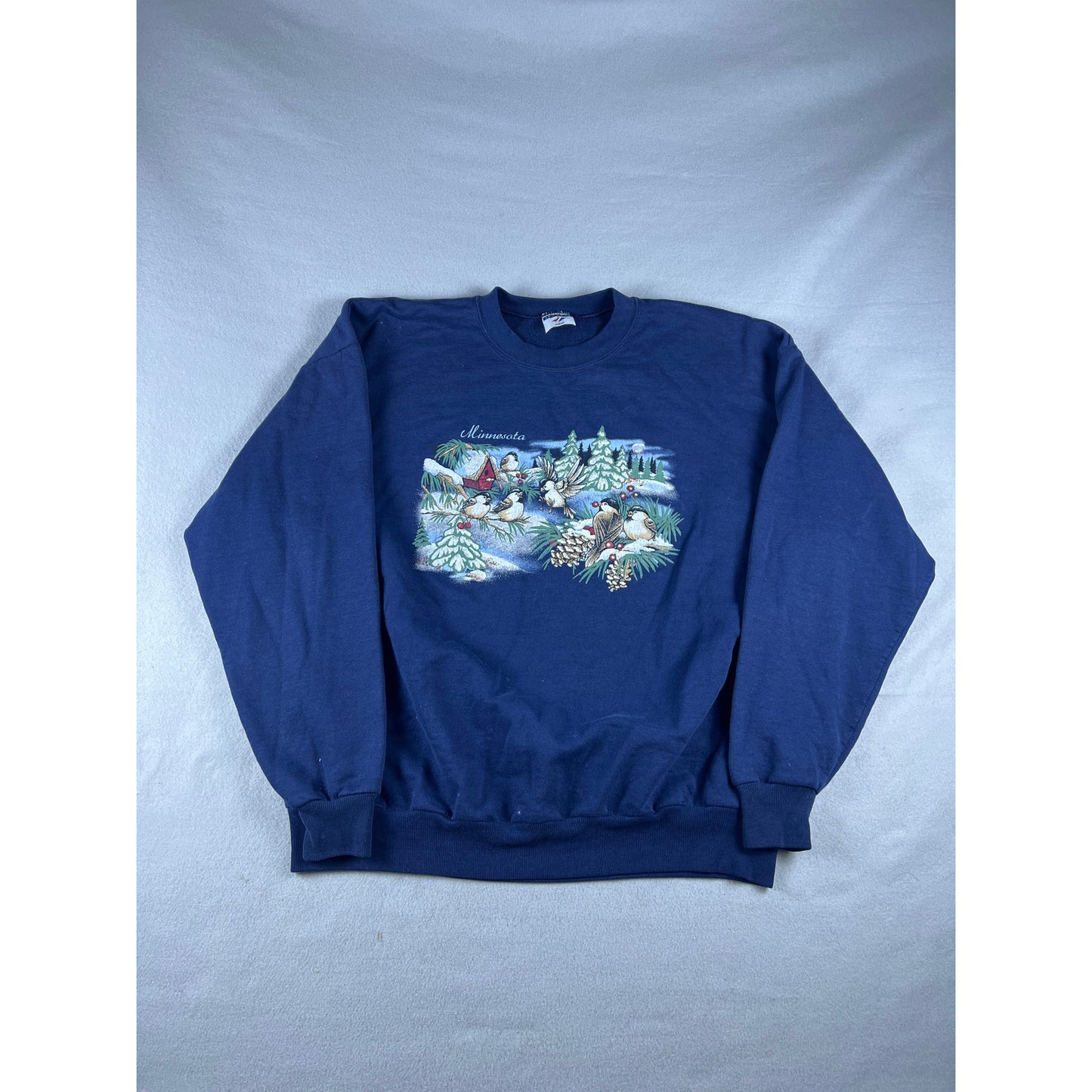 Vintage Minnesota Bird Winter Crewneck - XL