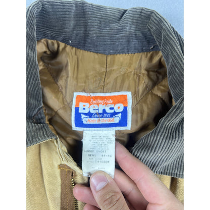 Vintage Berco Duck Canvas Work Jacket - L Tan