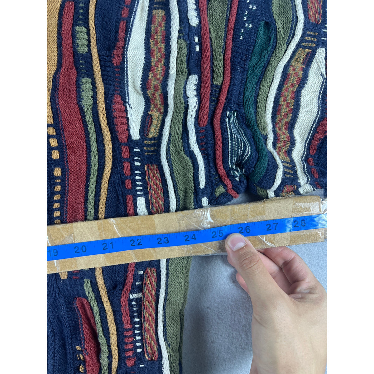 Vintage Cotton Traders 3D Knit Coogi Sweater - XL