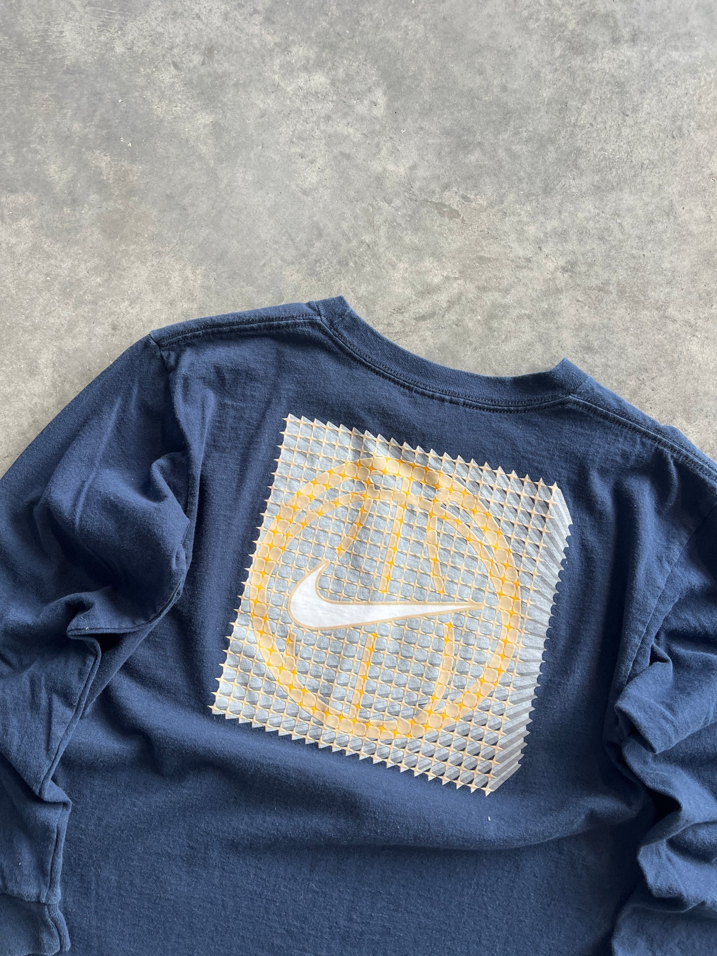 Vintage Navy Blue Nike Hoops Shirt - XS