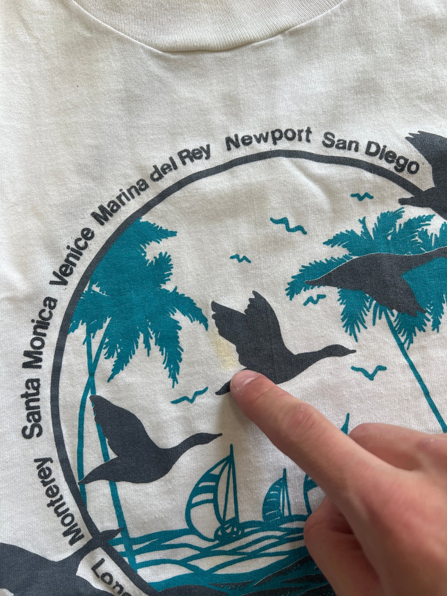 Vintage California Beach Club Shirt - L