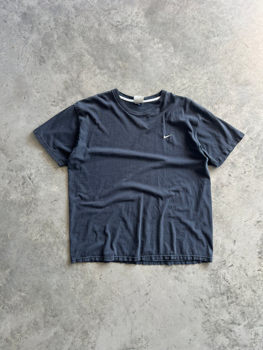 Vintage Black Nike Swoosh Shirt - XXL