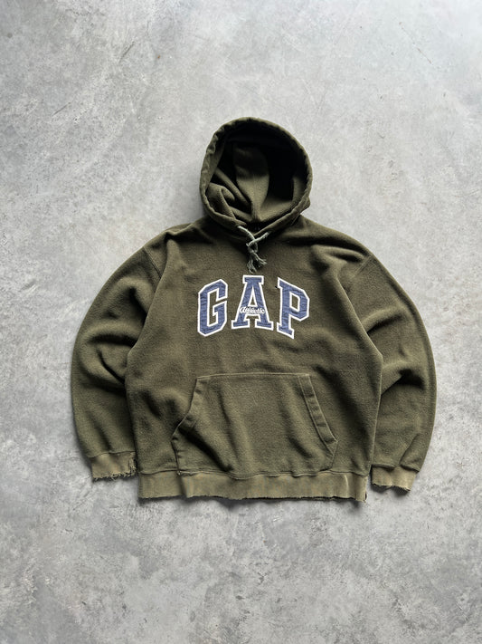 Vintage Distressed Green Gap Fleece- L