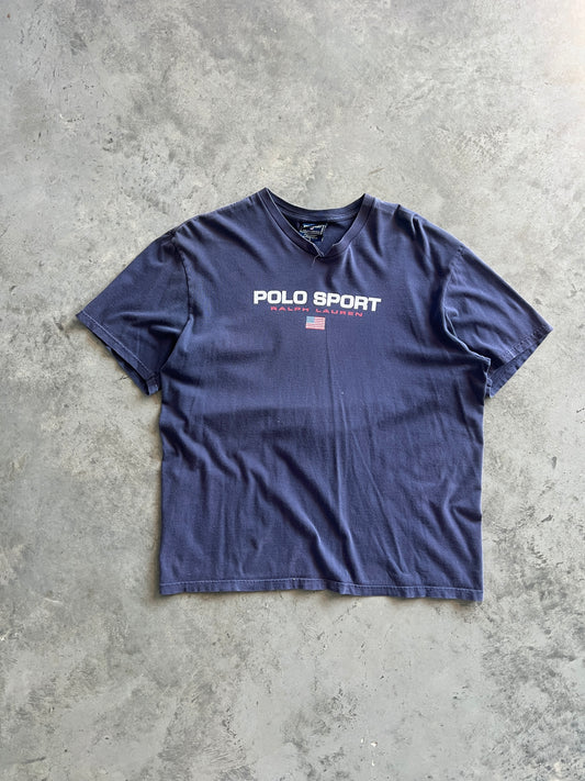Vintage Navy Blue Polo Ralph Lauren Shirt - L