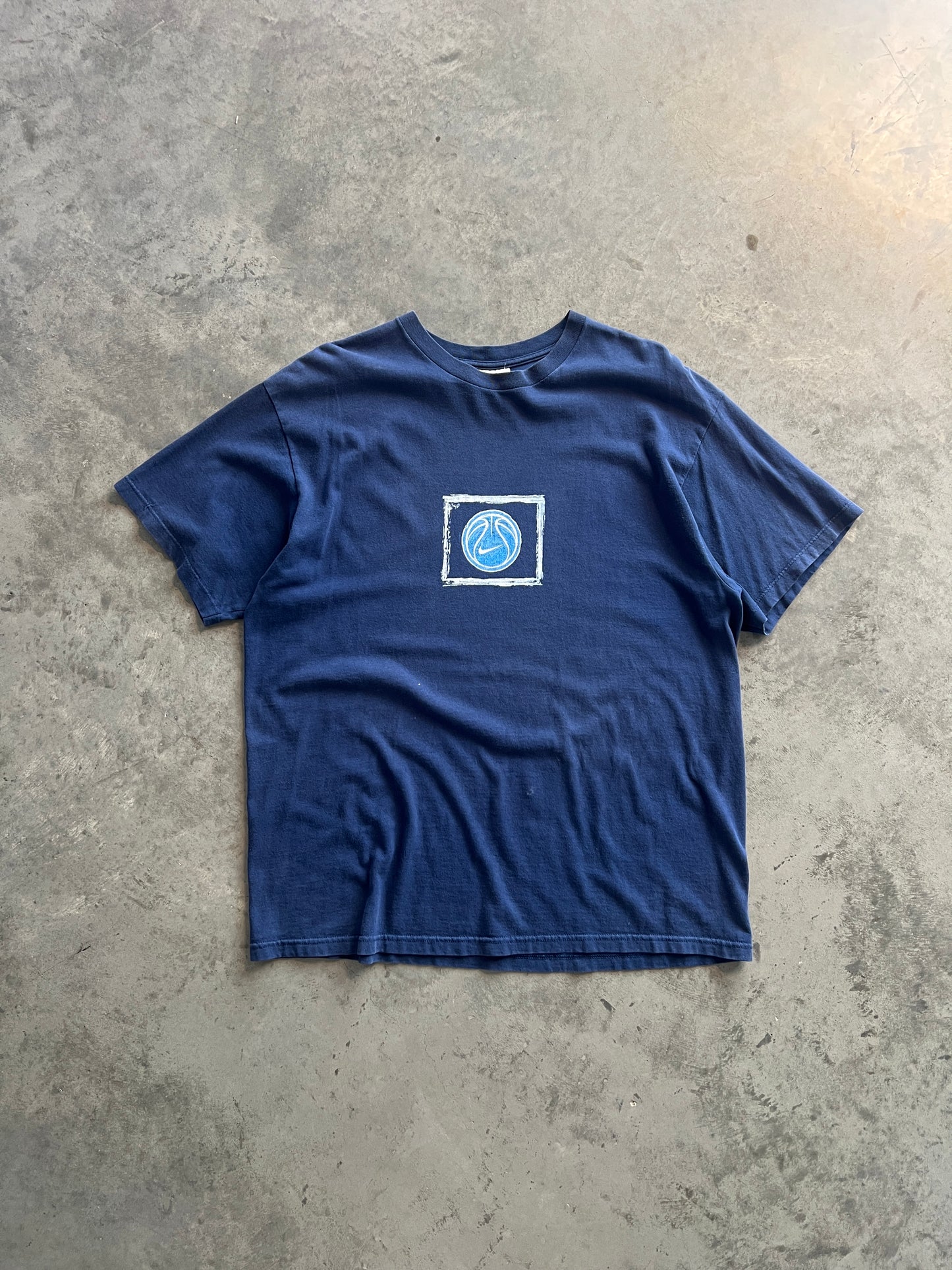 Vintage Navy Blue Nike Baseball Shirt - L