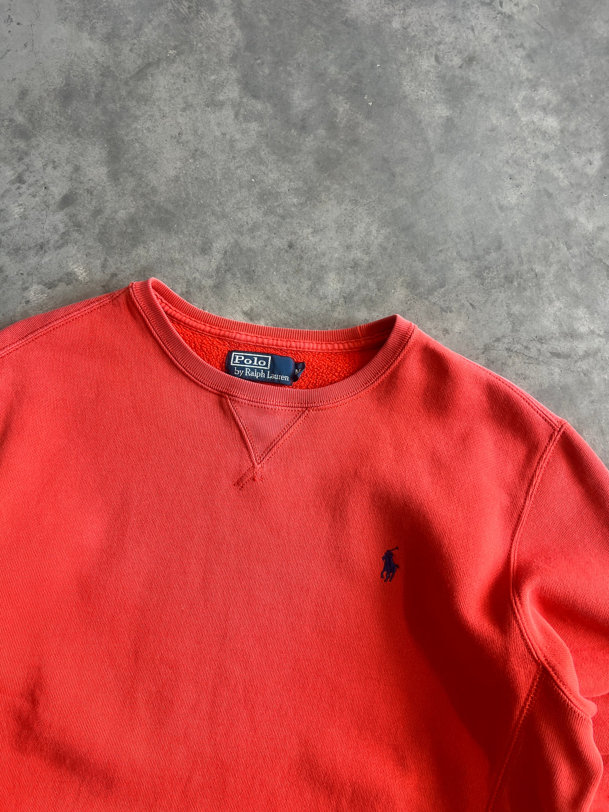 Vintage Salmon Polo Ralph Lauren Crew - M