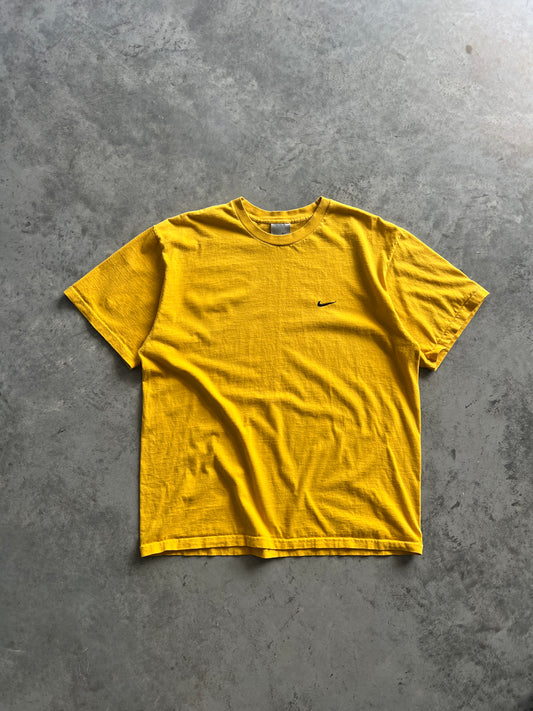 Vintage Dark Yellow Nike Swoosh Shirt - L