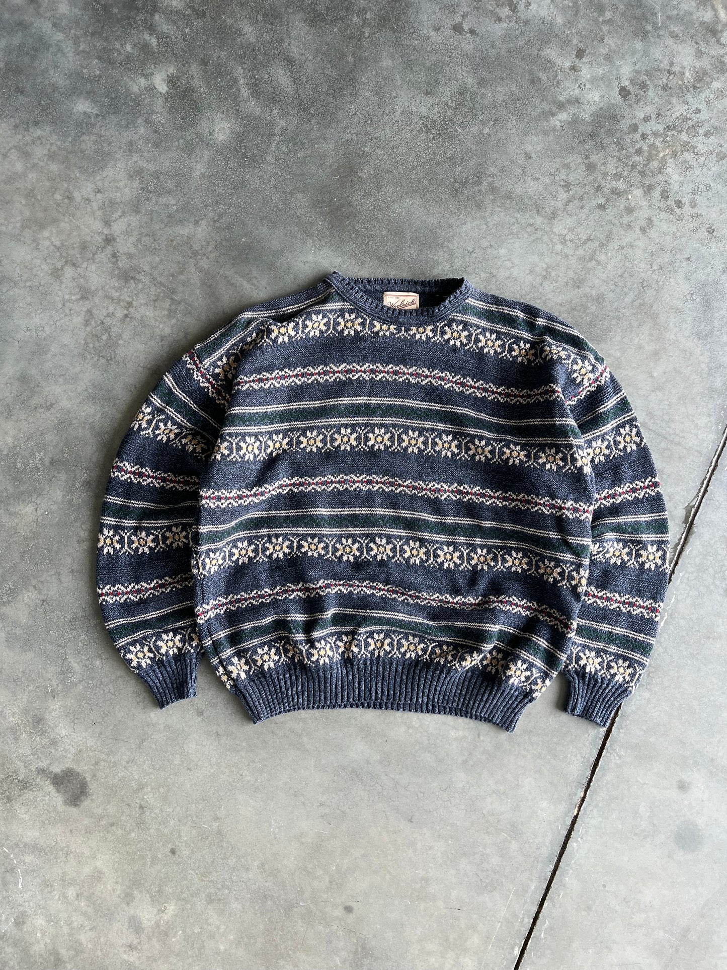 Vintage Vintage Blue Woolrich Knit Sweater - XL