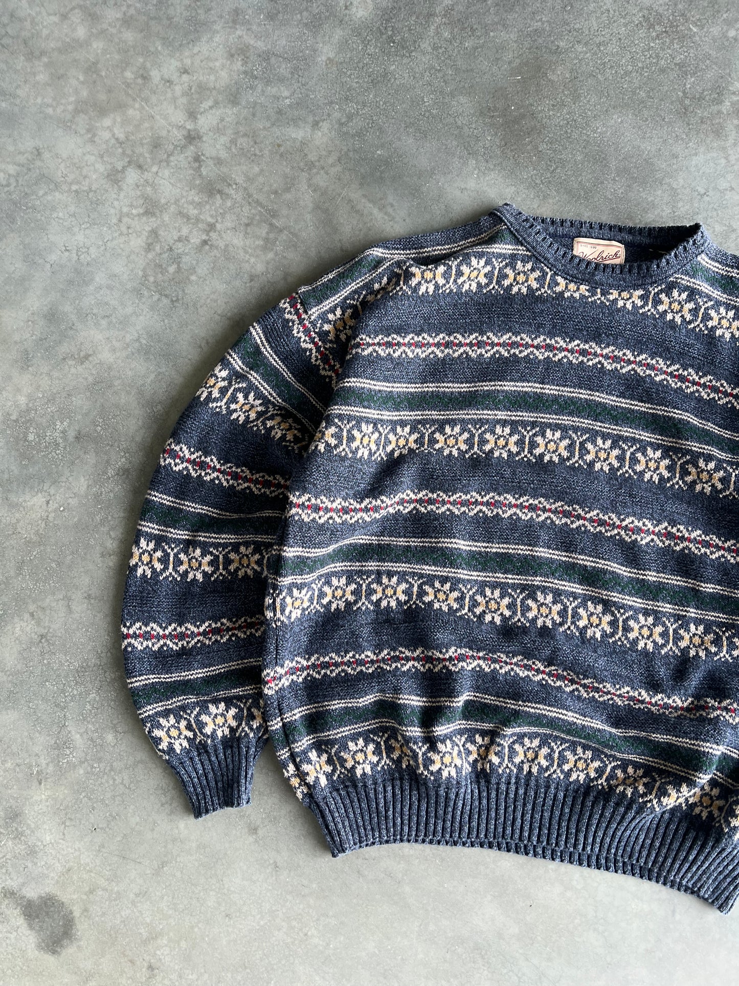 Vintage Vintage Blue Woolrich Knit Sweater - XL
