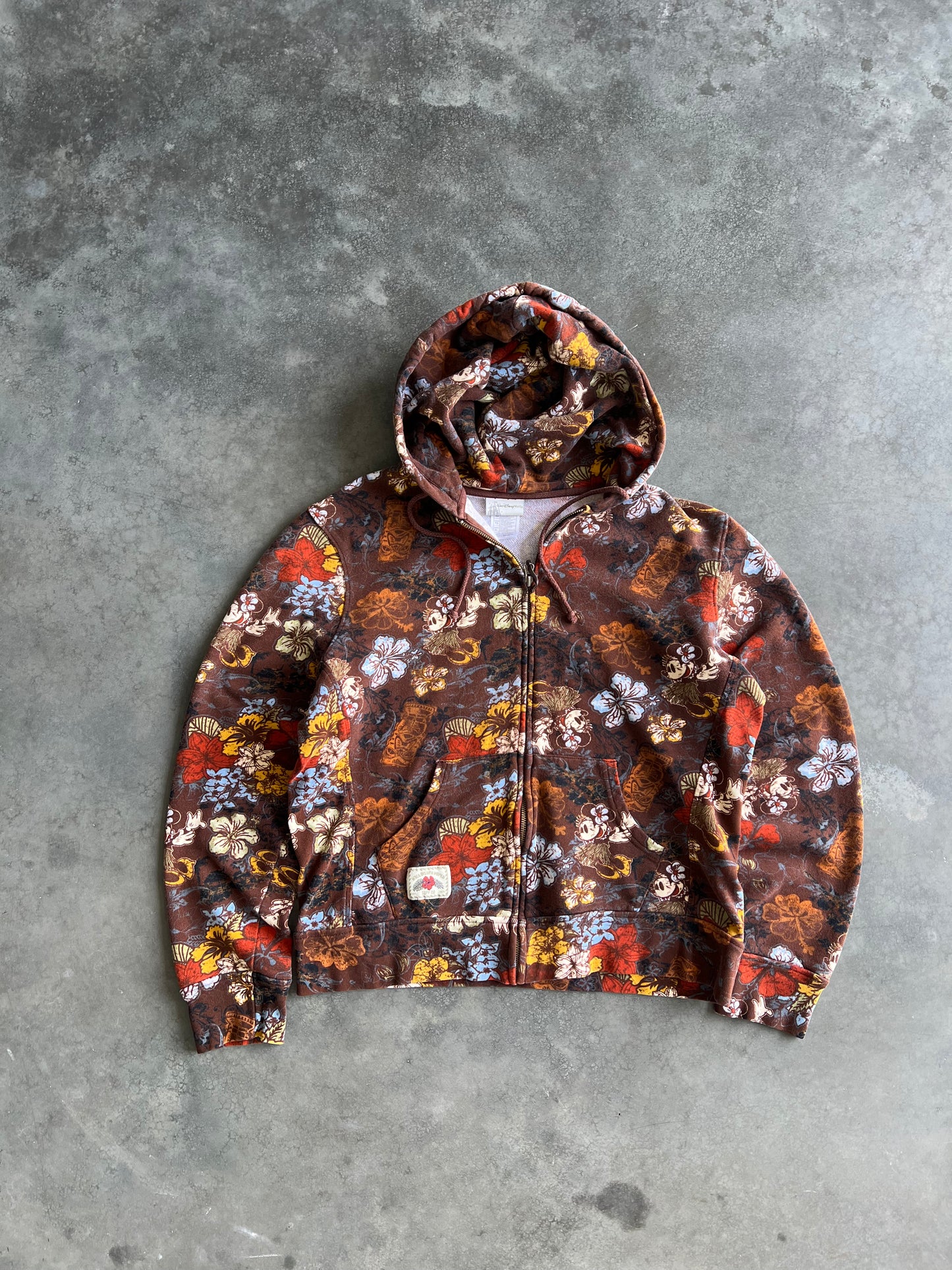 Vintage Minnie Mouse Disney Print Hoodie - XL