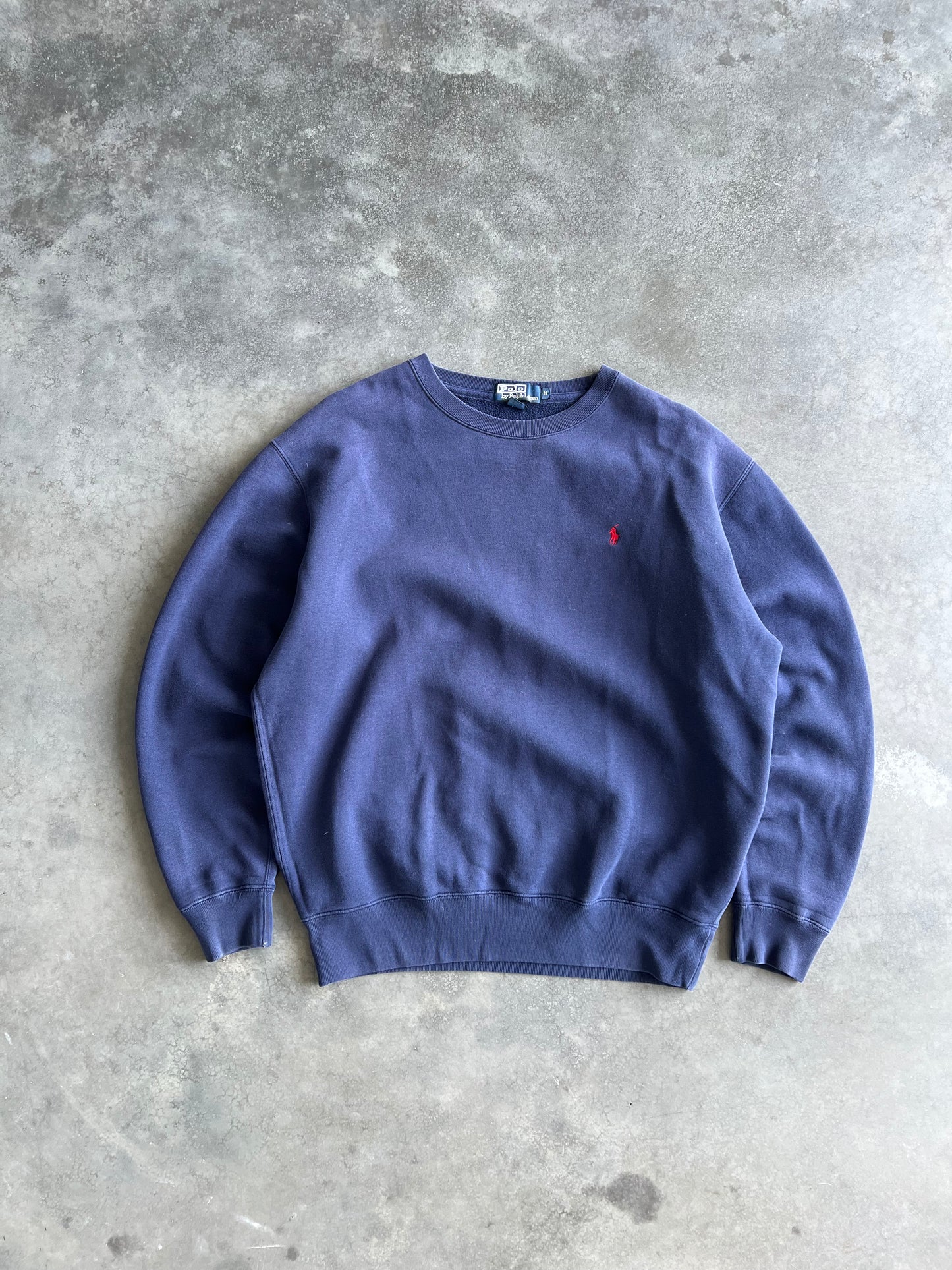 Vintage Blue Polo Raulph Lauren Sweater - M