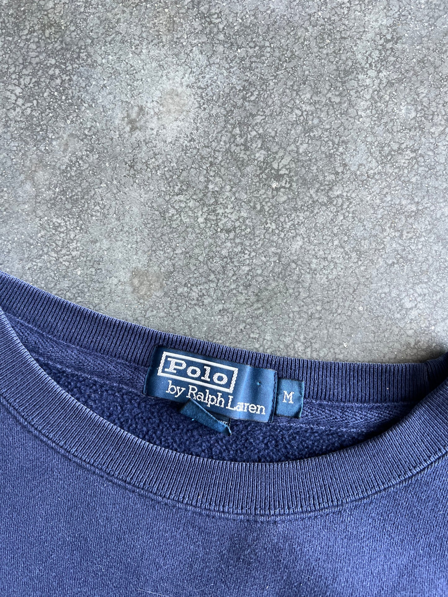 Vintage Blue Polo Raulph Lauren Sweater - M