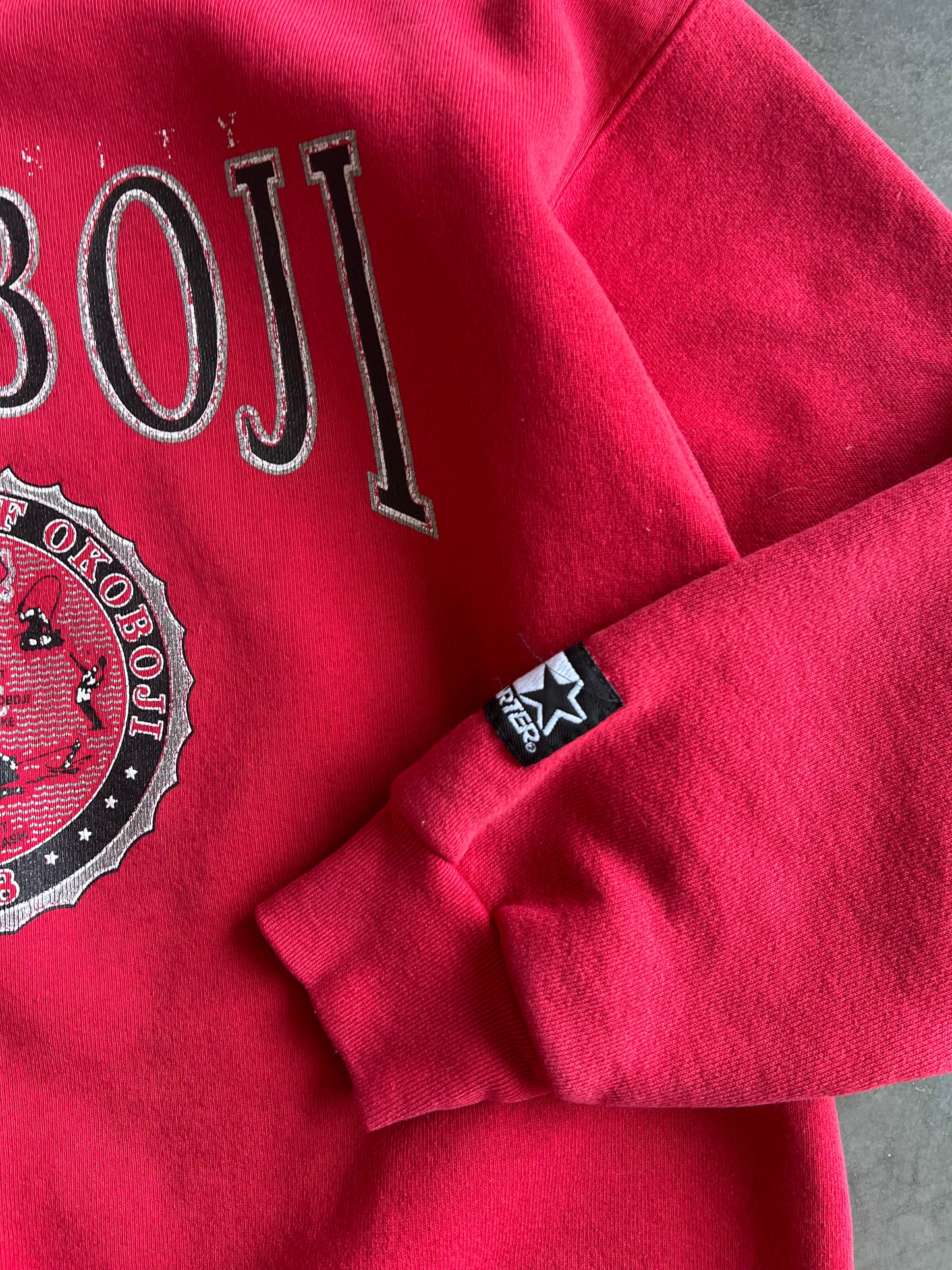 Vintage Red Okoboji University Crew -