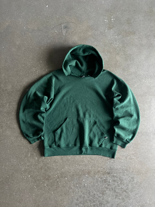 Vintage Green Russell Athletic Hoodie - L