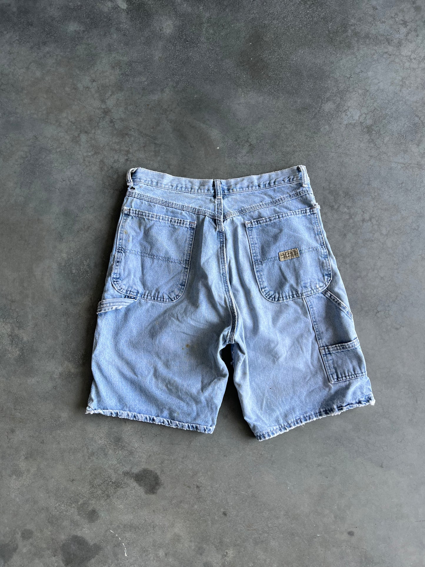 Vintage Denim Blue Wrangler Shorts - 32