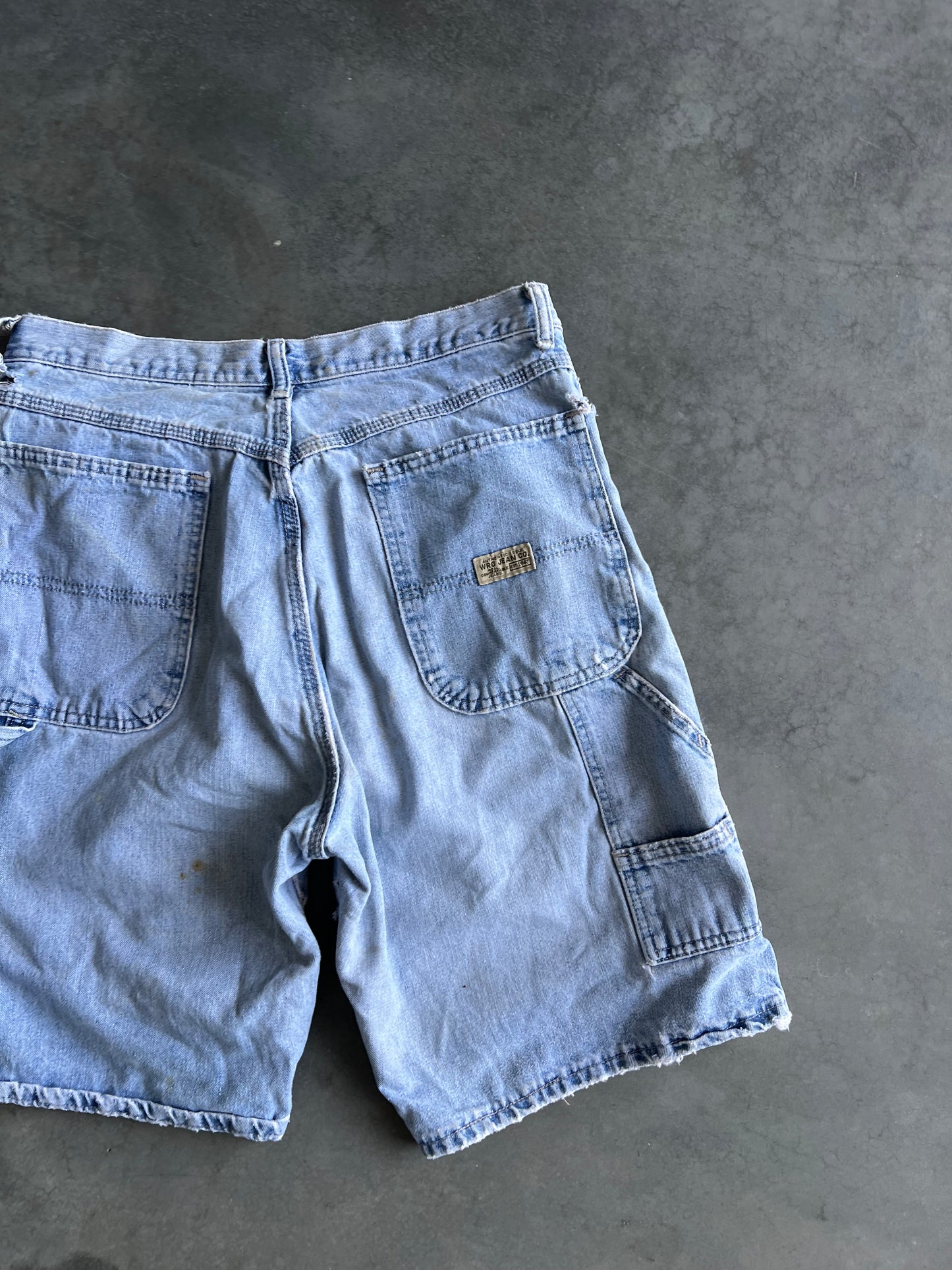 Vintage Denim Blue Wrangler Shorts - 32