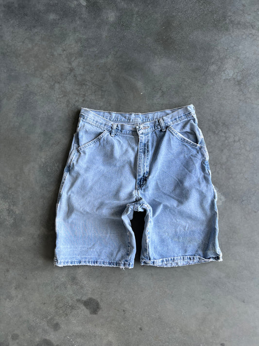 Vintage Denim Blue Wrangler Shorts - 32