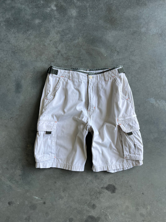 Vintage Cream White No Boundaries Shorts - 34